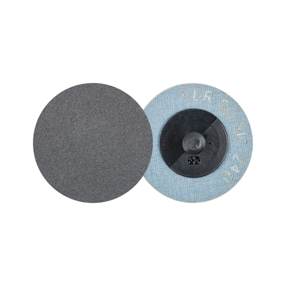 PFERD COMBIDISC SIC Schleifblatt CDR Durchmesser 50mm SIC240 für NE Metalle - Schleifwerkzeug aus Schleifmittel auf Unterlage