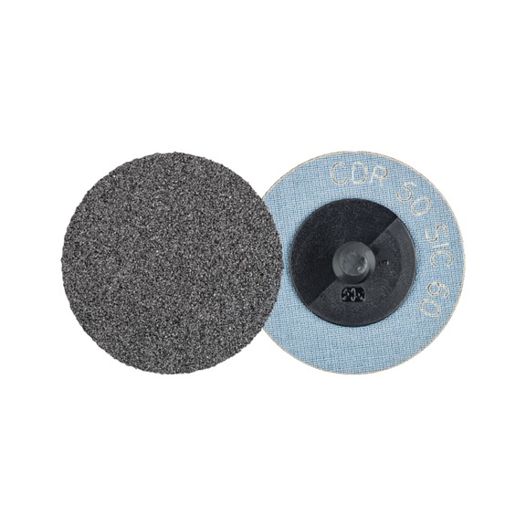 PFERD COMBIDISC SIC abrasive sheet CDR diameter 50mm SIC60 for hard non-ferrous metals - Abrasive tool made of abrasive on a base