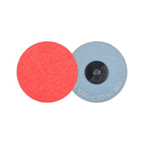 PFERD COMBIDISC Keramikkorn Schleifblatt CDR Durchmesser 75 mm CO-COOL60 Stahl - Schleifwerkzeug aus Schleifmittel auf Unterlage