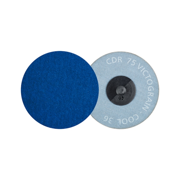 PFERD COMBIDISC abrasive sheet CDR diameter 75 mm VICTOGRAIN-COOL36 for steel - Abrasive tool made of abrasive on a base