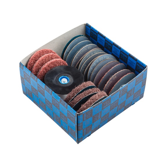 PFERD COMBIDISC set 22-piece diameter 70mm - Abrasive tool made of abrasive on a base