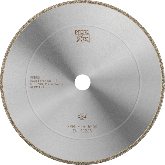 PFERD diamond cutting blade D1A1R 230x3.8x22.23 mm D852 very coarse for gray cast iron - Grinding tool with diamond or boron nitride with bore