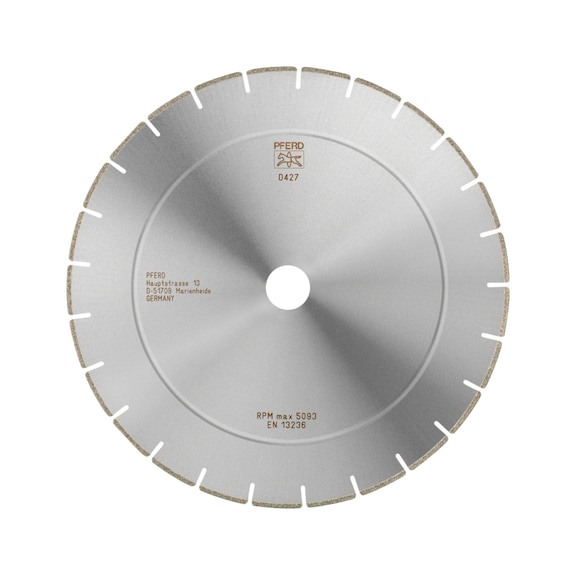 PFERD diamond cutting blade D1A1R 300x2.5x30.0mm D427 coarse segmented GRP/CFRP - Grinding tool with diamond or boron nitride with bore