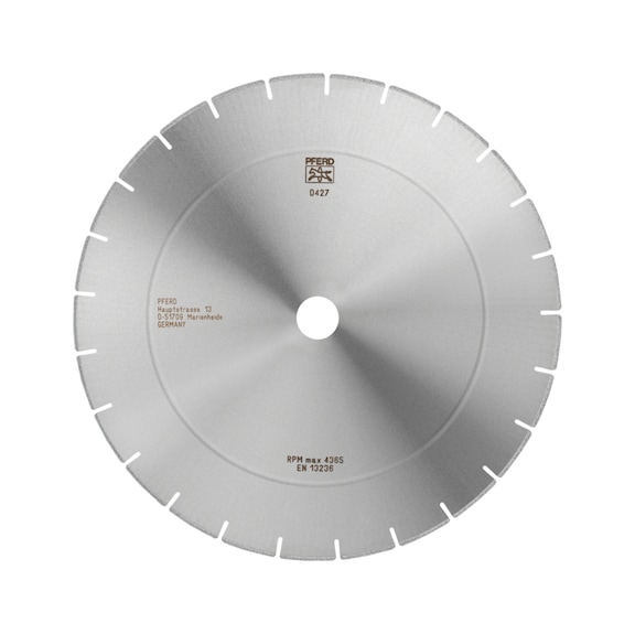 PFERD Diamond cutting blade D1A1R 350x2.8x30.0mm D427 coarse segmented GRP/CFRP - Grinding tool with diamond or boron nitride with bore