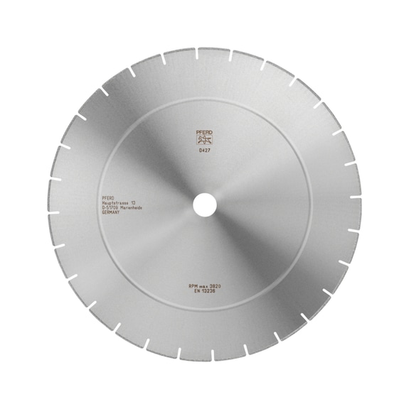 PFERD Diamond cutting blade D1A1R 400x3.8x30.0mm D427 coarse segmented GRP/CFRP - Grinding tool with diamond or boron nitride with bore