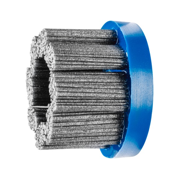 PFERD COMPOSITE FLEX Tellerbürste DBU Durchmesser 76x22,2mm Bohrung 1,14 Korn 80 - Topfbürste