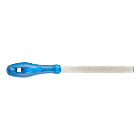 PFERD diamond workshop file flat blunt 150mm D151 medium for hard materials - Diamond file
