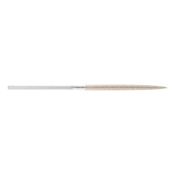PFERD diamond needle file bird's tongue 140mm D126 medium for hard materials - Diamond file