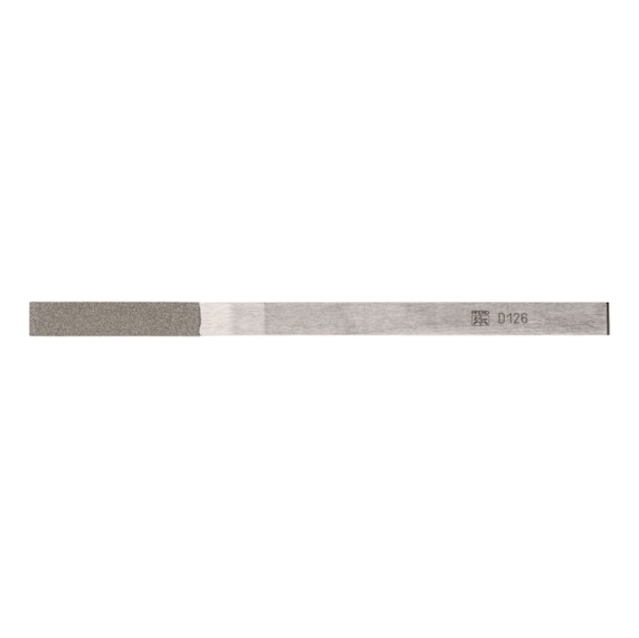 PFERD conical diamond file 10x170mm D126 medium for narrow, deep-set contours - Diamond file