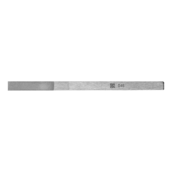 PFERD conical diamond file 10x170mm D46 fine for particularly narrow contours - Diamond file