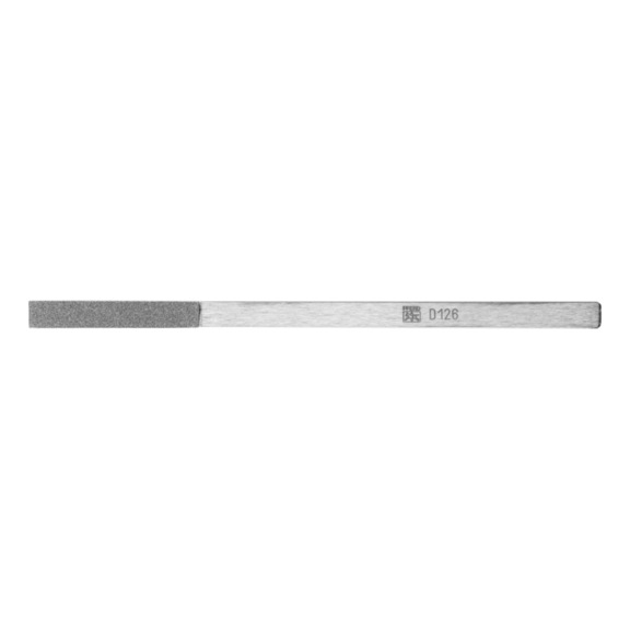 PFERD conical diamond file 8x170mm D126 medium for particularly narrow contours - Diamond file