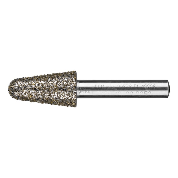 PFERD Diamant-Schleifstift Kegel Durchmesser 16,0mm Schaft-Durchmesser 8mm D852 - Schleifstift mit Diamant oder Bornitrid