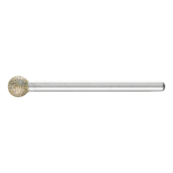 PFERD diamond mounted point ball diameter 6.0 mm shank 3 mm D181 coarse - Grinding pin with diamond or boron nitride