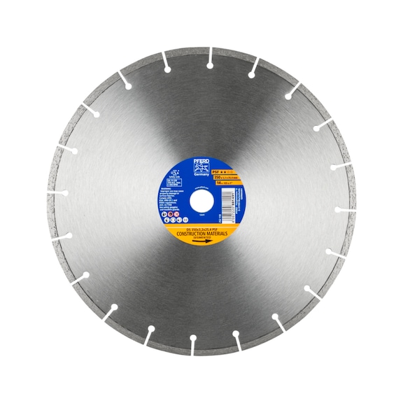 PFERD diamond cutting blade DS 350x3.2x25.4mm PSF for fast cutting of stone - Grinding tool with diamond or boron nitride with bore