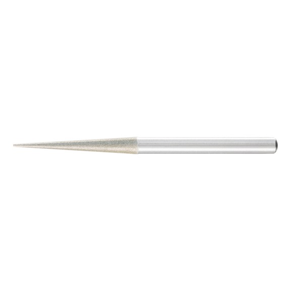 PFERD diamond mounted point taper diameter 6x7 degree shank 6 mm D64 fine - Grinding pin with diamond or boron nitride