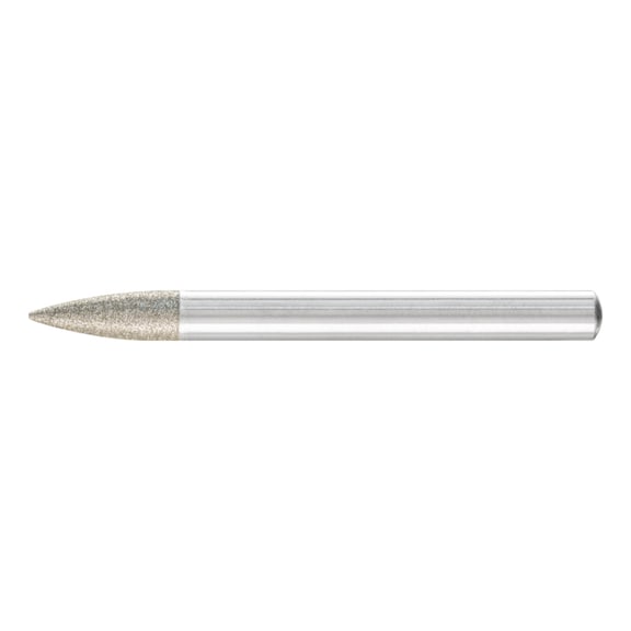 PFERD diamond mounted point diameter 6x18mm shank diameter 6mm - Grinding pin with diamond or boron nitride