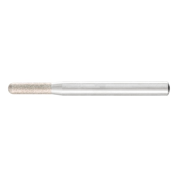 PFERD Diamond mounted point cylindrical diameter 5.0 mm shank 6 mm D126 medium - Grinding pin with diamond or boron nitride