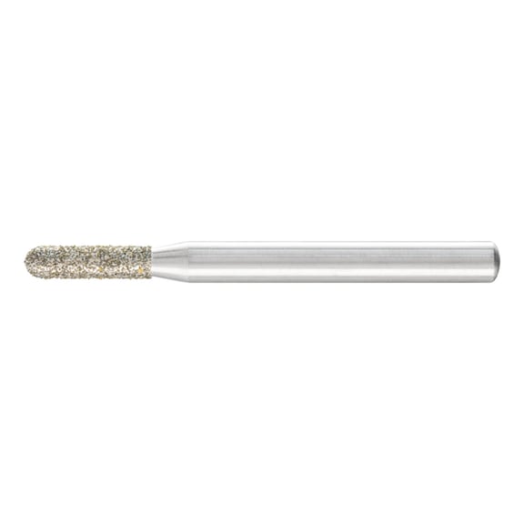 PFERD Diamond mounted point cylindrical diameter 5.0 mm shank 6 mm D357 coarse - Grinding pin with diamond or boron nitride