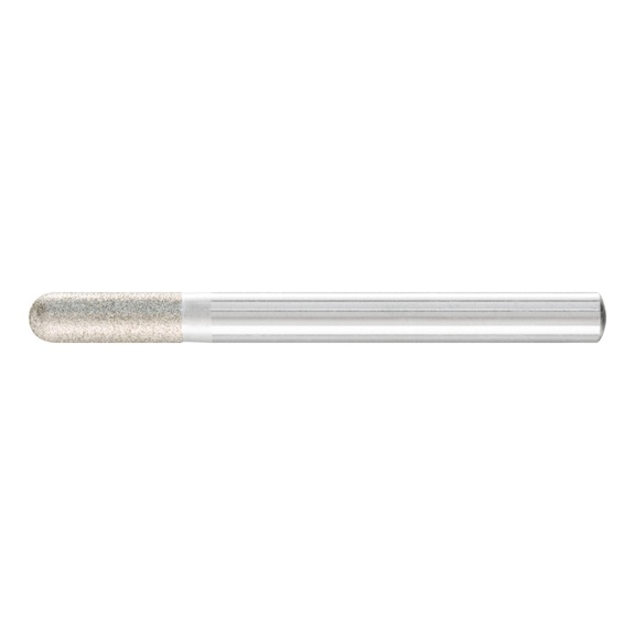 PFERD Diamond mounted point cylindrical diameter 6.0 mm shank 6 mm D126 medium - Grinding pin with diamond or boron nitride