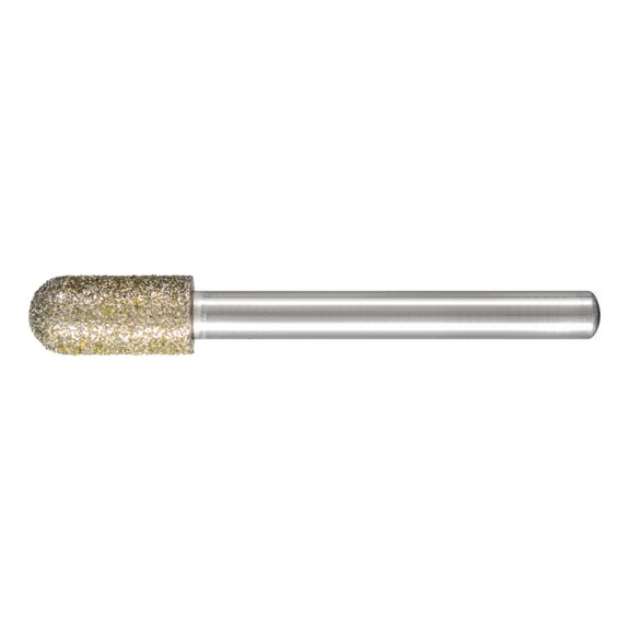 PFERD Diamant-Schleifstift Walzenrund Durchmesser 10,0mm Schaft 6 mm D357 grob - Schleifstift mit Diamant oder Bornitrid