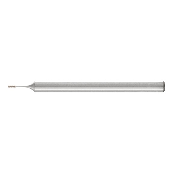 PFERD diamond mounted point cylinder diameter 0.5 mm shank 3 mm D64 fine - Grinding pin with diamond or boron nitride
