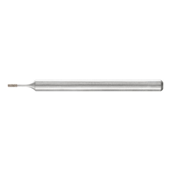 PFERD diamond mounted point cylinder diameter 0.8 mm shank 3 mm D64 fine - Grinding pin with diamond or boron nitride