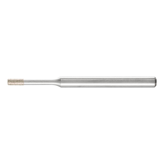 PFERD diamond mounted point cylinder diameter 1.8 mm shank 3 mm D91 fine - Grinding pin with diamond or boron nitride