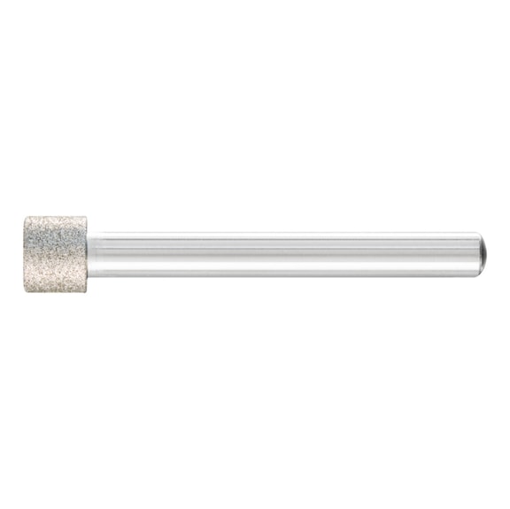 PFERD diamond mounted point cylinder diameter 10 mm shank 6 mm D181 coarse - Grinding pin with diamond or boron nitride