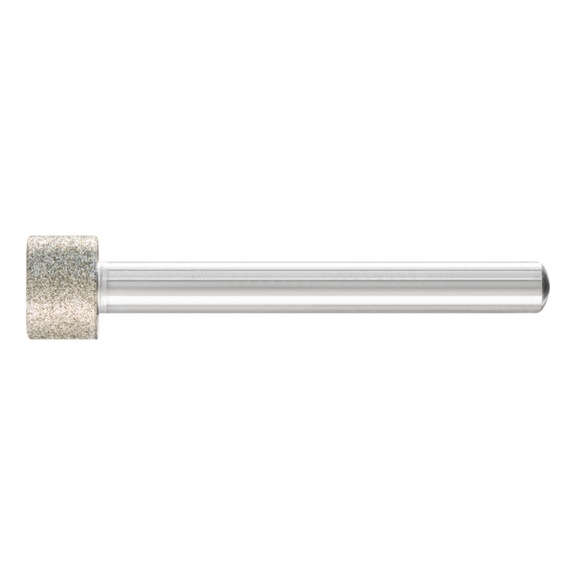 PFERD diamond mounted point cylinder diameter 12 mm shank 6 mm D181 coarse - Grinding pin with diamond or boron nitride