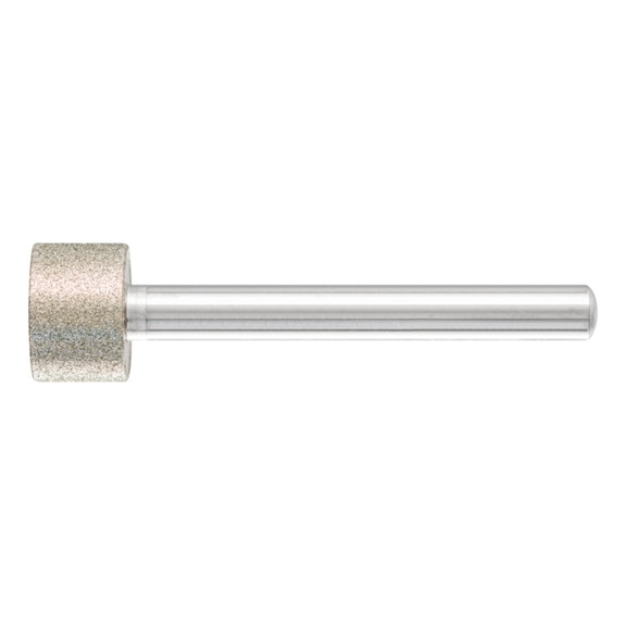 PFERD diamond mounted point cylinder diameter 15 mm shank 6 mm D126 medium - Grinding pin with diamond or boron nitride