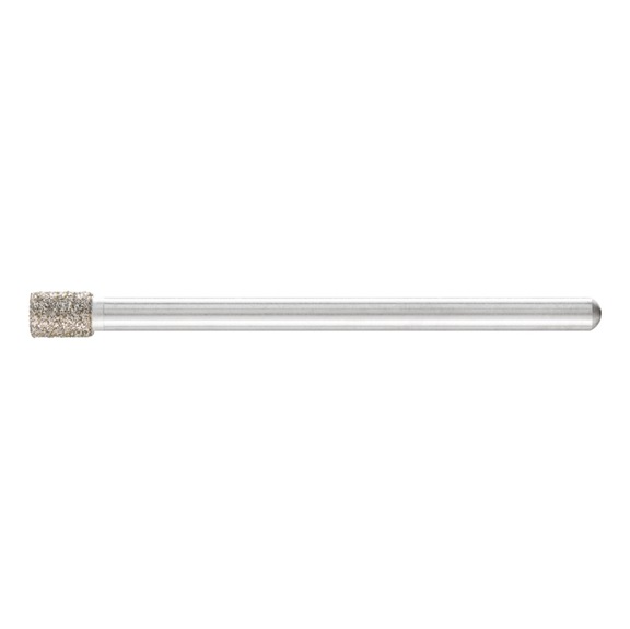PFERD diamond mounted point cylinder diameter 4.0 mm shank 3 mm D181 coarse - Grinding pin with diamond or boron nitride