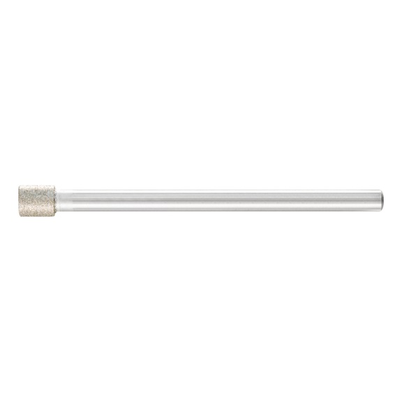 PFERD diamond mounted point cylinder diameter 4.5 mm shank 3 mm D91 fine - Grinding pin with diamond or boron nitride