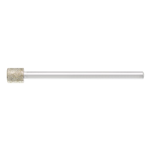 PFERD diamond mounted point cylinder diameter 5.5 mm shank 3 mm D181 coarse - Grinding pin with diamond or boron nitride