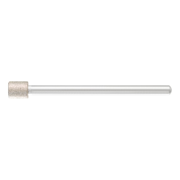 PFERD diamond mounted point cylinder diameter 5.5 mm shank 3 mm D91 fine - Grinding pin with diamond or boron nitride