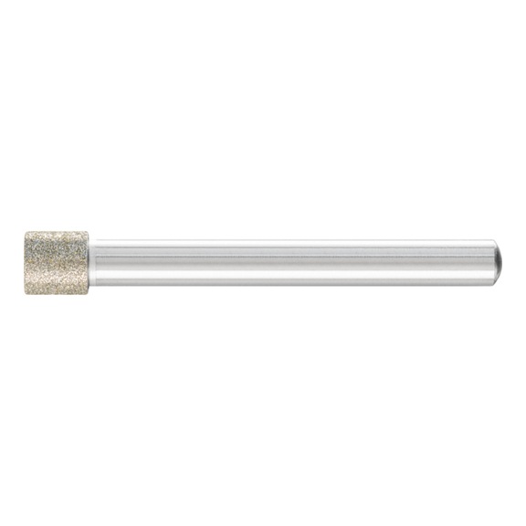 PFERD diamond mounted point cylinder diameter 8.0 mm shank 6 mm D181 coarse - Grinding pin with diamond or boron nitride