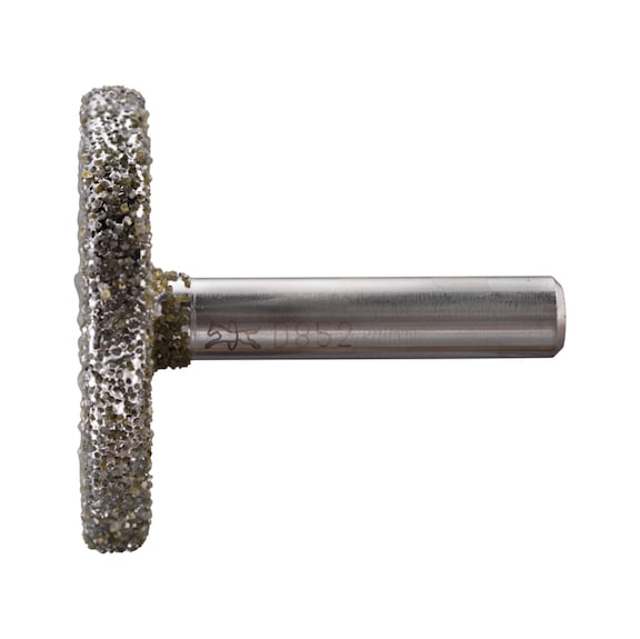 PFERD diamond mounted point cylindrical shape 45x6.5x8 mm D852 Grinding of gray cast iron - Grinding pin with diamond or boron nitride