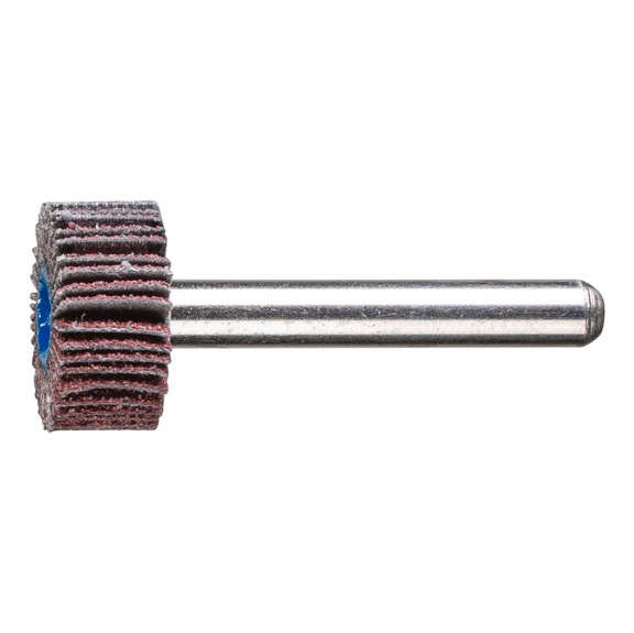 PFERD corundum flap disc F diameter 20x10mm shaft diameter 6 mm A60 - Fan sander