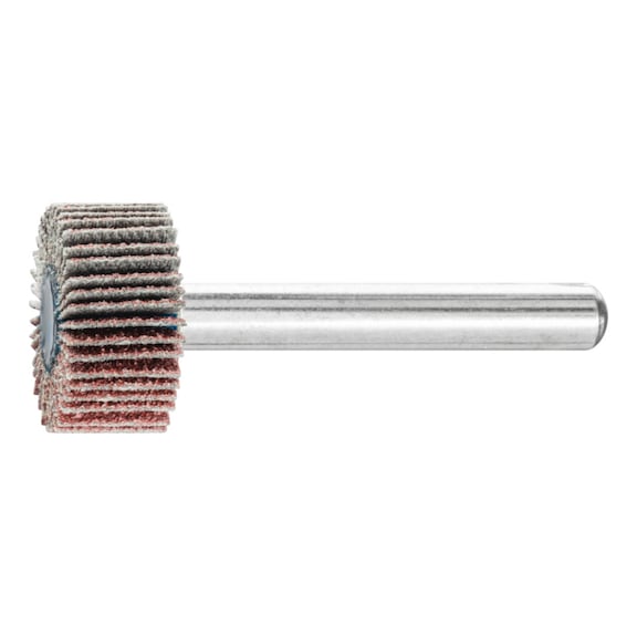 PFERD corundum flap disc F diameter 20x10mm shaft diameter 6 mm A80 - Fan sander