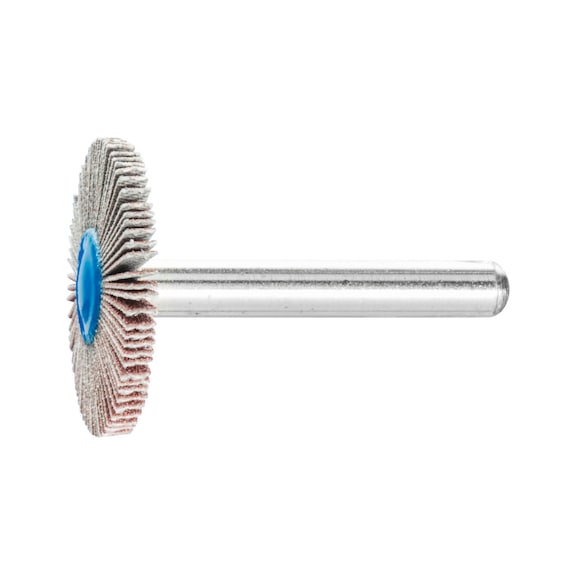 PFERD corundum flap disc F diameter 30x3 mm shaft diameter 6 mm A180 - Fan sander