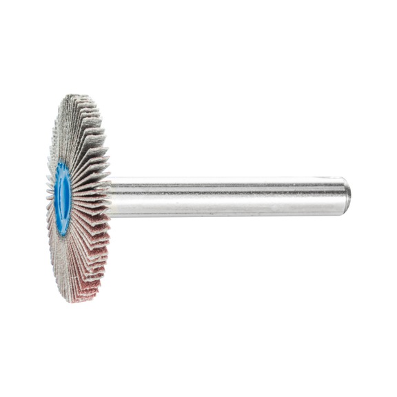 PFERD corundum flap disc F diameter 30x3 mm shaft diameter 6 mm A240 - Fan sander