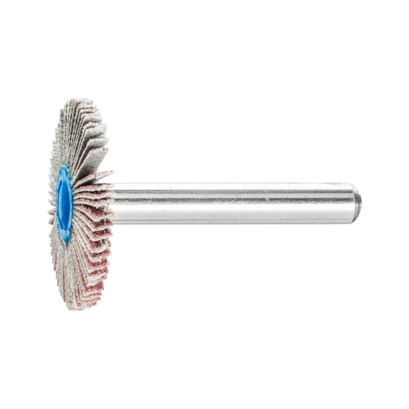 PFERD corundum flap disc F diameter 30x3 mm shaft diameter 6 mm A80 - Fan sander