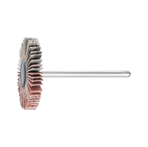 PFERD corundum flap disc F diameter 30x5 mm shaft diameter 3 mm A80 - Fan sander