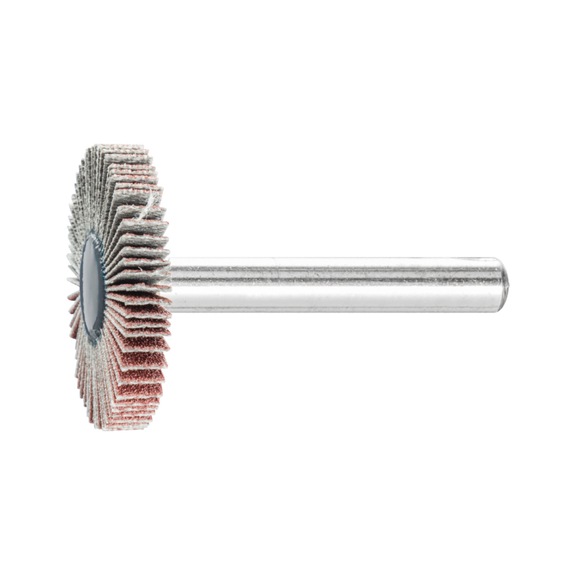 PFERD corundum flap disc F diameter 30x5 mm shaft diameter 6 mm A150 - Fan sander