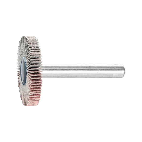 PFERD corundum flap disc F diameter 30x5 mm shaft diameter 6 mm A320 - Fan sander