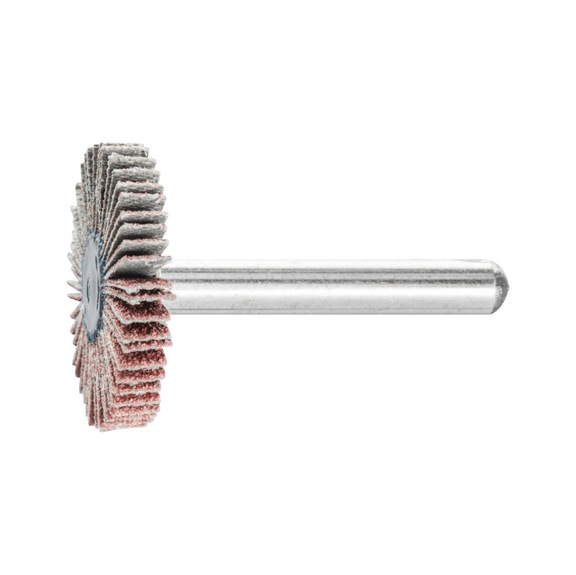 PFERD corundum flap disc F diameter 30x5 mm shaft diameter 6 mm A80 - Fan sander