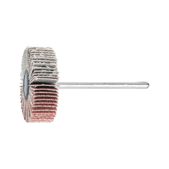 PFERD corundum flap disc F diameter 30x10mm shaft diameter 3 mm A120 - Fan sander