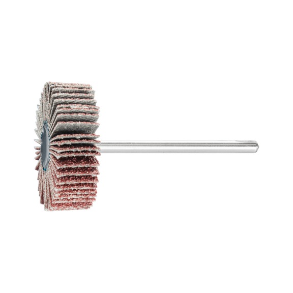 PFERD corundum flap disc F diameter 30x10mm shaft diameter 3 mm A60 - Fan sander