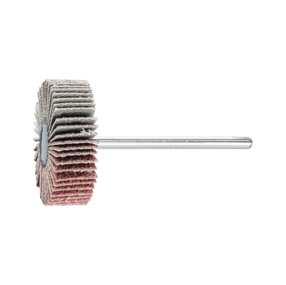 PFERD corundum flap disc F diameter 30x10mm shaft diameter 3 mm A80 - Fan sander