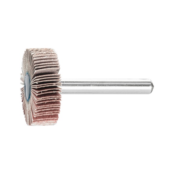 PFERD Korund Fächerschleifer F Durchmesser 30x10mm Schaft-Durchmesser 6 mm A400 - Fächerschleifer