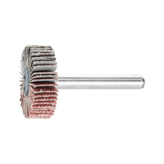 PFERD corundum flap disc F diameter 30x10mm shaft diameter 6 mm A60 - Fan sander